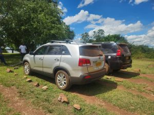 SUV car hire Kigali Toyota RAV4 Land Cruiser Prado