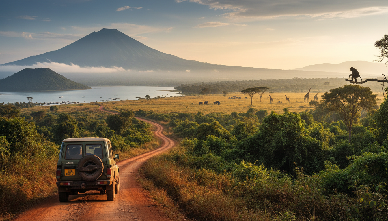 Complete 7-day Rwanda self-drive itinerary — gorilla trekking, Lake Kivu, Nyungwe chimpanzees and Akagera safari. Driving distances, daily costs and booking tips.